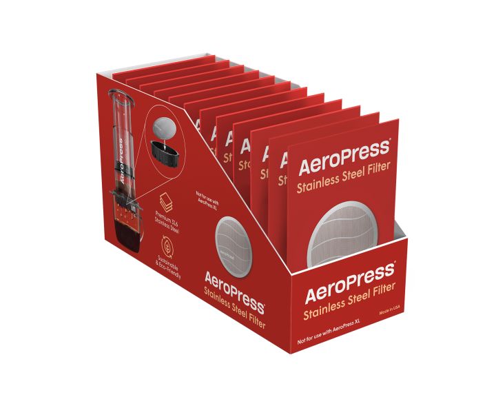 AeroPress Stainless Steel Reusable Filter - 12pk