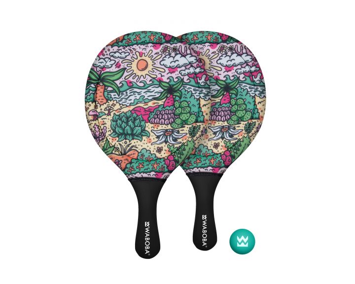 Waboba Tropical Beach Paddle Set - 8PK