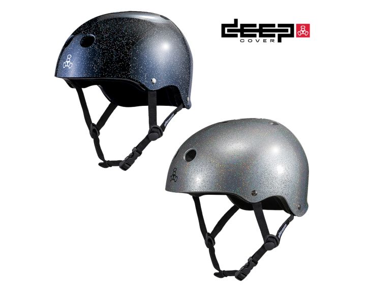 Triple 8 Deep Cover Helmet Glitter - Various Colours